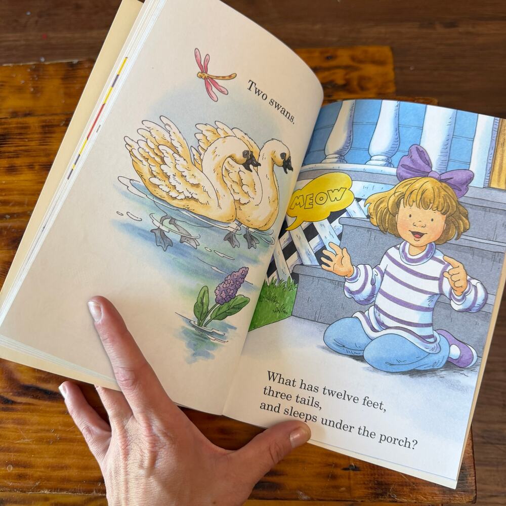 Vintage 1996 How Many Feet? How Many Tails? A Book Of Math Riddles Paperback - Picture 7 of 10